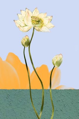 Tải file File tranh đứng lối vào TD2974 (gốc) chủ đề tâm linh