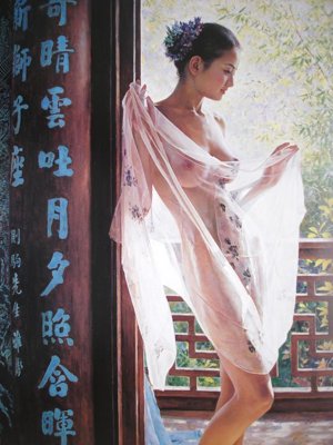 Download file gốc File tranh đứng lối vào TD3079 (in lụa) hoa lá