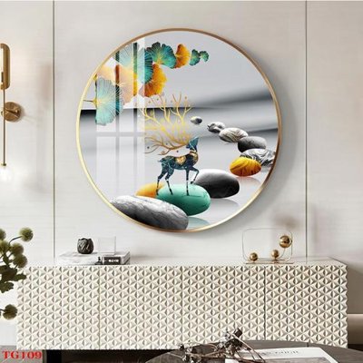 File gốc File tranh bộ in tráng gương hiện đại TG109 (trang trí) cho phòng khách