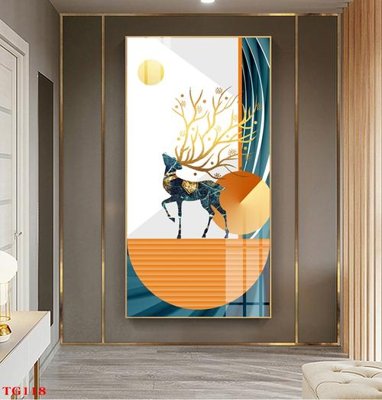 File tranh quảng cáo File tranh bộ in tráng gương hiện đại TG118 (download file gốc)