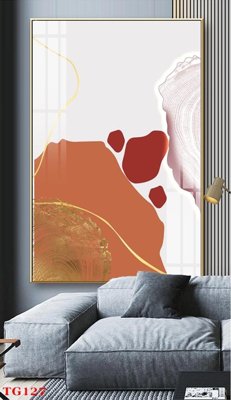 File gốc File tranh bộ in tráng gương hiện đại TG127 (in mica) trang trí