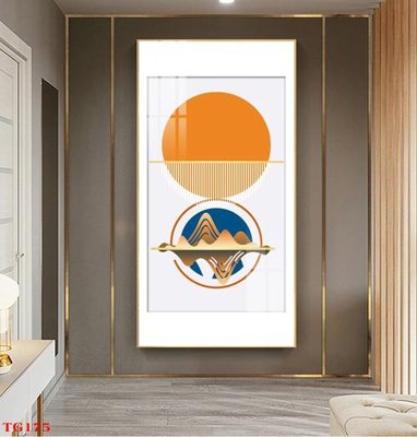 File gốc File tranh bộ in tráng gương hiện đại TG175 (PSD/TIFF) độ phân giải cao