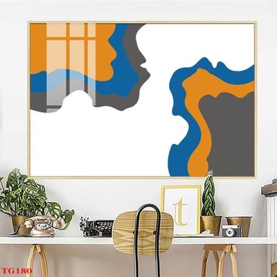 File in trần File tranh bộ in tráng gương hiện đại TG180 (bản gốc) hoa văn