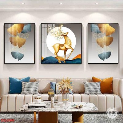 File tranh File tranh bộ in tráng gương hiện đại TG190 (gốc) in vải canvas
