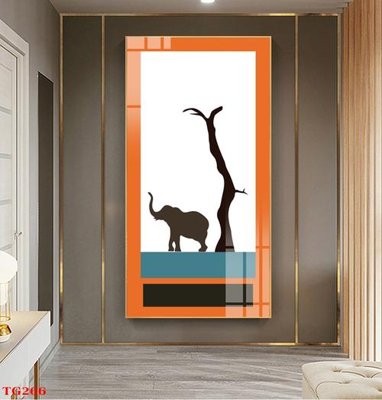 File in trần File tranh bộ in tráng gương hiện đại TG266 (bản gốc) phong cảnh