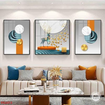 Tải file gốc File tranh bộ in tráng gương hiện đại TG373 (in khổ lớn) không vỡ