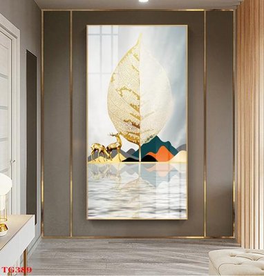 File gốc File tranh bộ in tráng gương hiện đại TG389 (in mica) trang trí