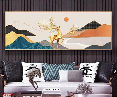 File gốc in ấn File tranh bộ in tráng gương hiện đại TG400 chuẩn màu CMYK