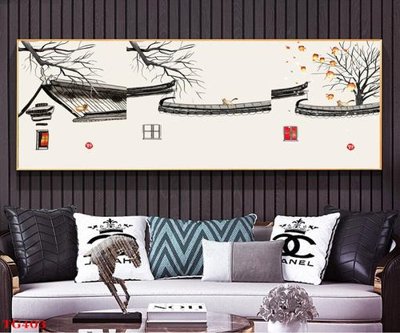 Ảnh gốc File tranh bộ in tráng gương hiện đại TG403 (độ nét cao) in tráng gương