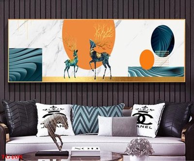 Chi tiết file gốc File tranh bộ in tráng gương hiện đại TG408 (cho in tráng gương)