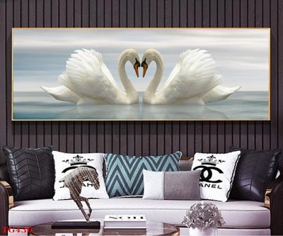 File tranh trang trí File tranh bộ in tráng gương hiện đại TG436 (file gốc)