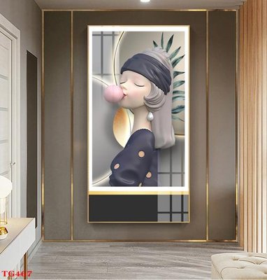 File in mica File tranh bộ in tráng gương hiện đại TG467 (bản gốc) sắc sảo