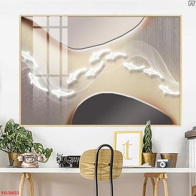 Chi tiết file ảnh File tranh bộ tráng gương hiện đại TG5055 sắc nét