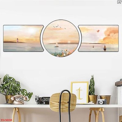 File in ấn chuyên nghiệp File tranh bộ tráng gương hiện đại TG5058 (file gốc)