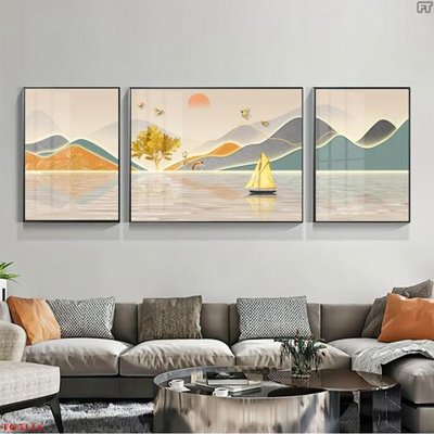 File gốc File tranh bộ tráng gương hiện đại TG5114 (in lụa) tranh phong thủy