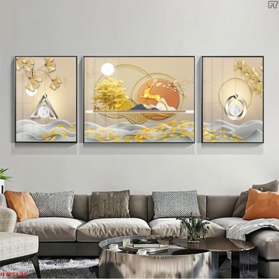 Download file gốc File tranh bộ tráng gương hiện đại TG5125 (in mica) trang trí