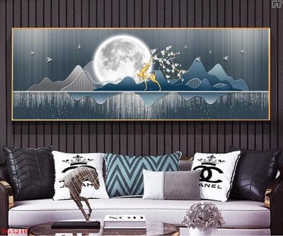 File gốc in ấn File tranh bộ tráng gương hiện đại TG5210 chuẩn màu CMYK