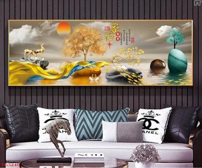 File gốc File tranh bộ tráng gương hiện đại TG5249 (in mica) trang trí