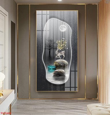 File tranh ảnh gốc File tranh bộ tráng gương hiện đại TG5401 dùng cho in khổ lớn