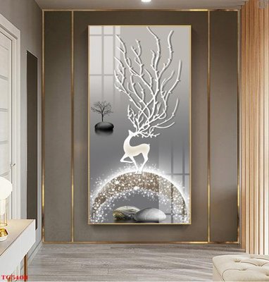 File in trần File tranh bộ tráng gương hiện đại TG5408 (bản gốc) đại dương