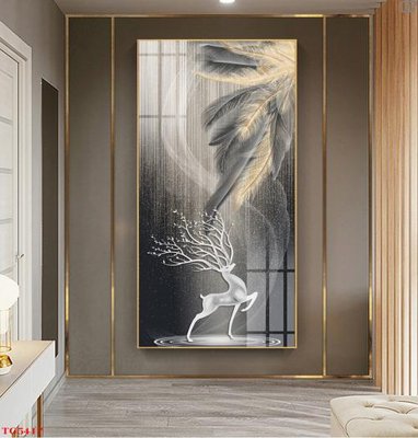 File in trần File tranh bộ tráng gương hiện đại TG5417 (file gốc) hoa văn 3D