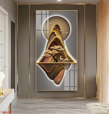 File ảnh File tranh bộ tráng gương hiện đại TG5427 (gốc) in Hiflex