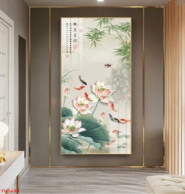 File gốc in mica File tranh bộ tráng gương hiện đại TG5438 chất lượng