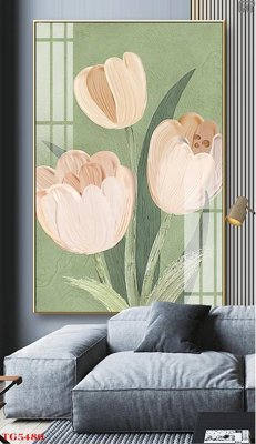 File tranh File tranh bộ tráng gương hiện đại TG5480 (bản gốc) in lụa 3D