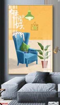 File tranh ảnh gốc File bộ tranh treo tráng gương TG6182 dùng cho in khổ lớn