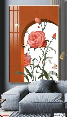 File tranh quảng cáo File bộ tranh treo tráng gương TG6207 (file gốc) chuyên nghiệp