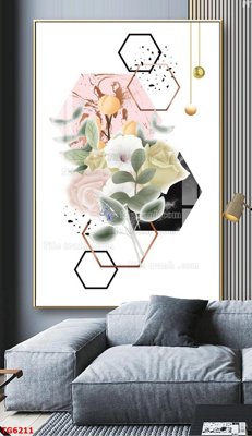 File in lụa File bộ tranh treo tráng gương TG6211 (chất lượng cao) File bộ tranh treo tráng gương TG6211