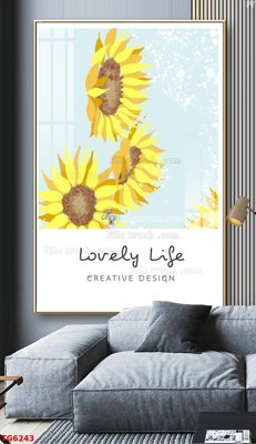 File ảnh File bộ tranh treo tráng gương TG6243 (gốc) dùng in Pano