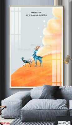 File tranh gốc File bộ tranh treo tráng gương TG6319 (bản quyền) file PSD