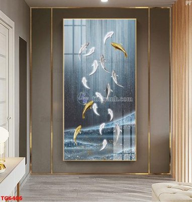 File tranh File bộ tranh treo tráng gương TG6406 (gốc) chủ đề thiên nhiên