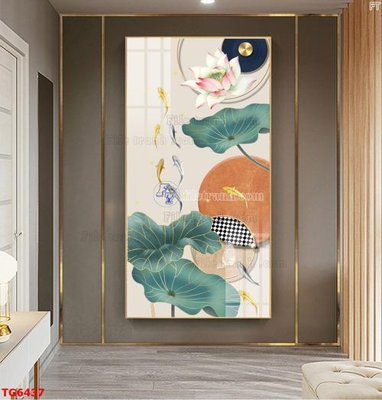 File tranh File bộ tranh treo tráng gương TG6437 (ảnh gốc) cho in ấn kỹ thuật số