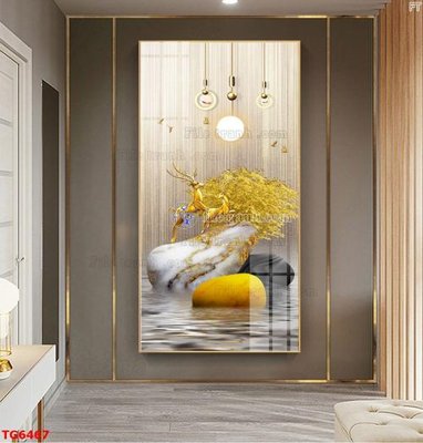 File gốc File bộ tranh treo tráng gương TG6467 (in tráng gương) nghệ thuật