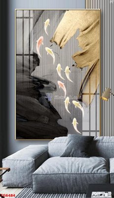 File gốc File bộ tranh treo tráng gương TG6484 (trang trí) cho phòng khách