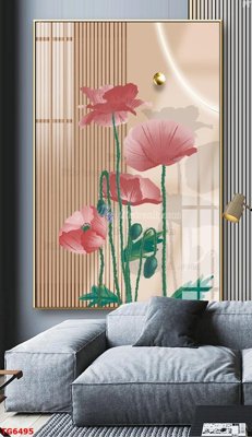 File tranh File bộ tranh treo tráng gương TG6495 (gốc) in film