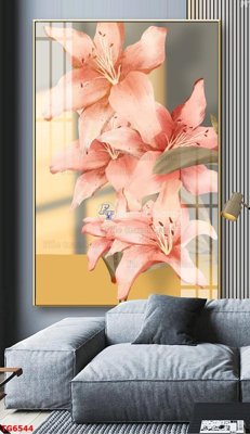 Download file gốc File bộ tranh treo tráng gương TG6544 (in lụa) hoa lá