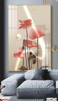 File tranh File bộ tranh treo tráng gương TG6550 (bản gốc) in canvas