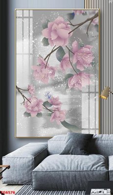 File tranh quảng cáo File bộ tranh treo tráng gương TG6576 (download file gốc)