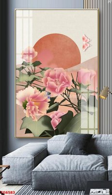 File tranh File bộ tranh treo tráng gương TG6583 (ảnh gốc) cho in ấn kỹ thuật số