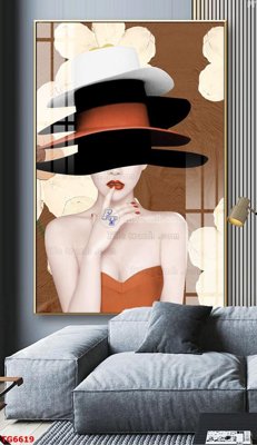 Hình ảnh file gốc in lụa File bộ tranh treo tráng gương TG6619