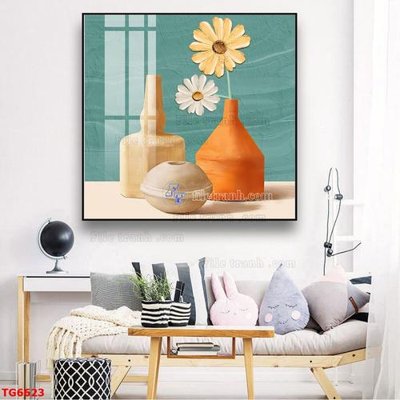 File ảnh File bộ tranh treo tráng gương TG6623 (gốc) cho trang trí nhà hàng