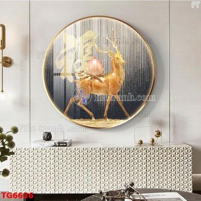 File gốc File bộ tranh treo tráng gương TG6636 (in tráng gương) sang trọng