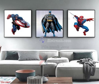 File in trần File tranh bộ in tráng gương hiện đại TK1067 (bản gốc) 5D