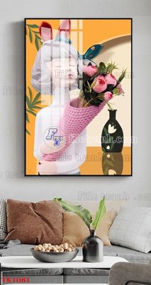 File tranh File tranh bộ in tráng gương hiện đại TK1081 (gốc) chủ đề thành phố