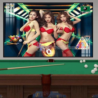 Tải file File tranh quán bida bi-a BILLARD TK11 (gốc) in nhanh