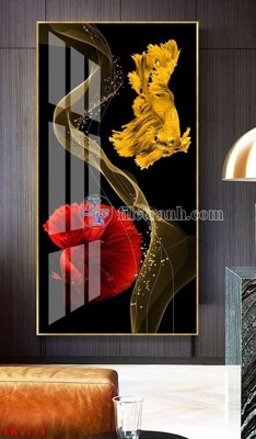 File PSD File tranh bộ in tráng gương hiện đại TK1111 (bản gốc) cho nhà in