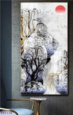 File PSD File tranh bộ in tráng gương hiện đại TK1138 (bản gốc) độ phân giải cao